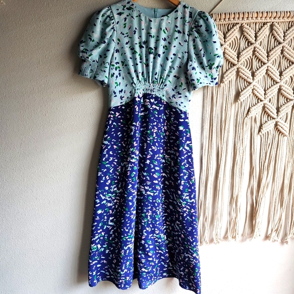 Vince Camuto | Pebble Crepe Midi Dress | Sz 2 | EUC - Picture 1 of 7